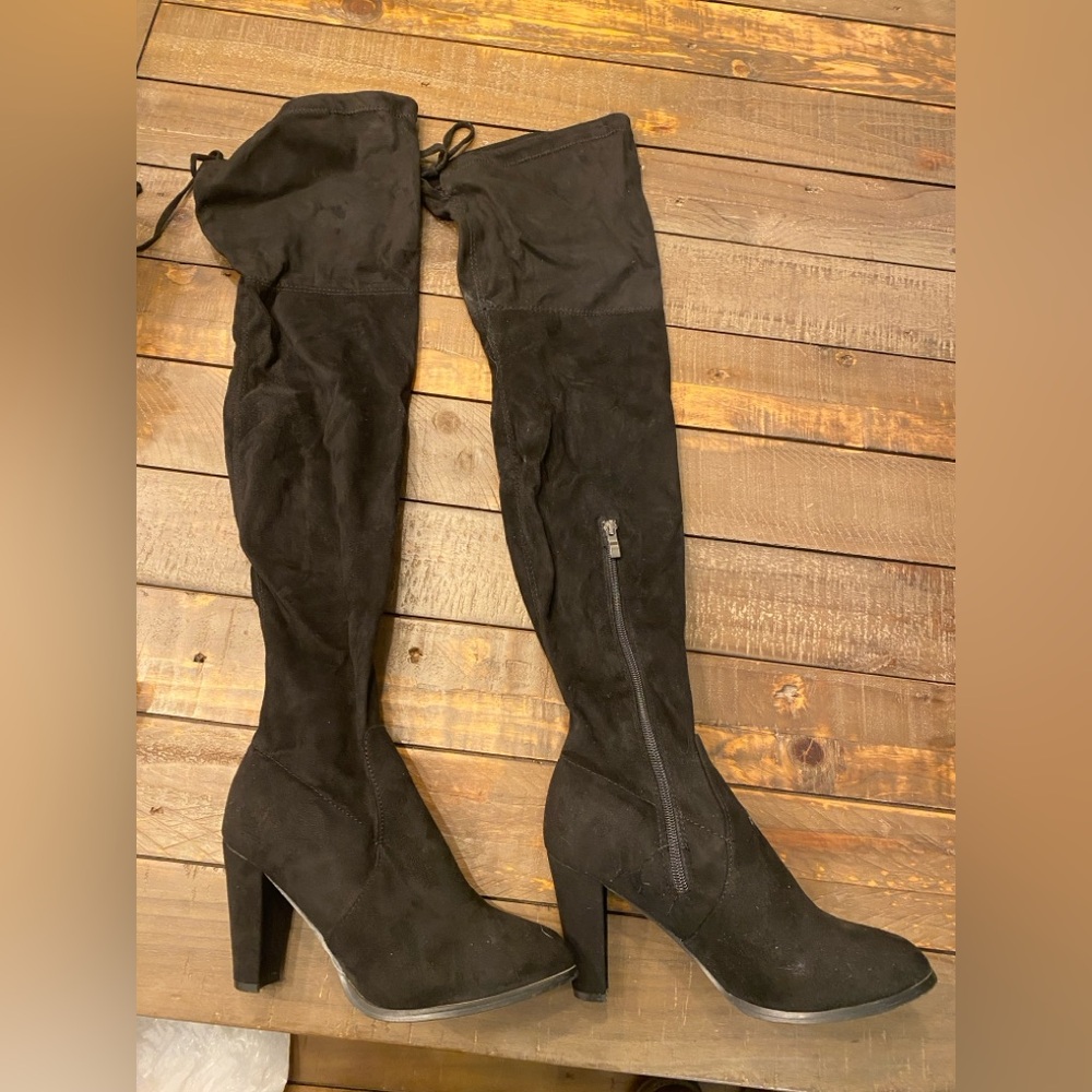 Women's Black Over-the-Knee Boots